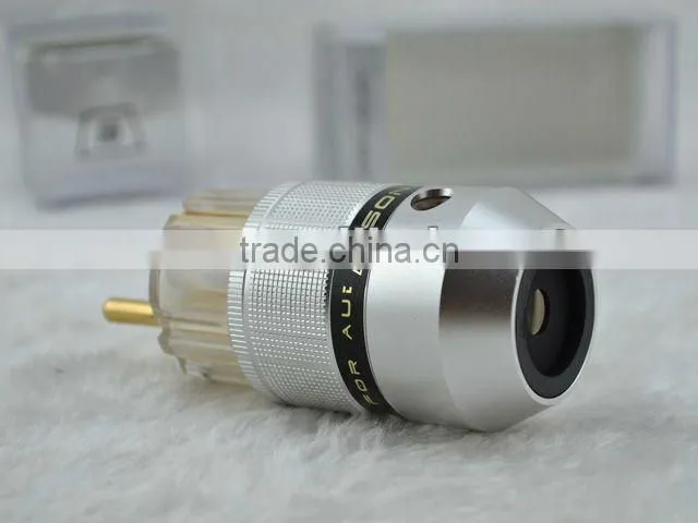 SonarQuest Aluminum metal gold-plated EU Power connector