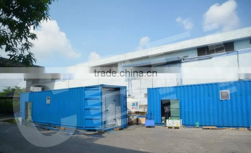12 tons containerized ice machine for hot sale in Africa