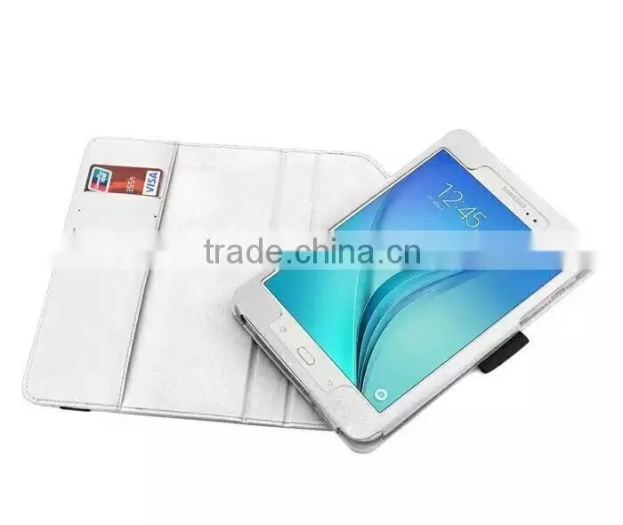 New product in China For Samsung galaxy Tab A 8.0 rotation pattern design leather case with stand