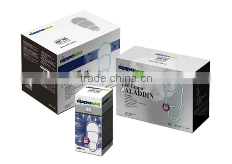 Offset printing clear plastic window packaging lip gloss box