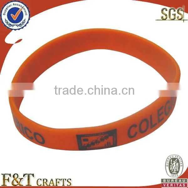 fashion souvenir wedding gift custom silicone energy bracelet with printing logo
