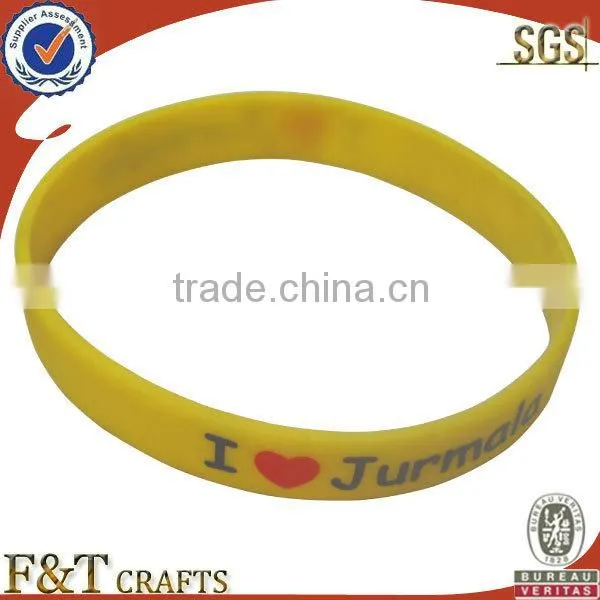 cheap no minimum free shipping custom silicon 1 inch wristband custom for sport event