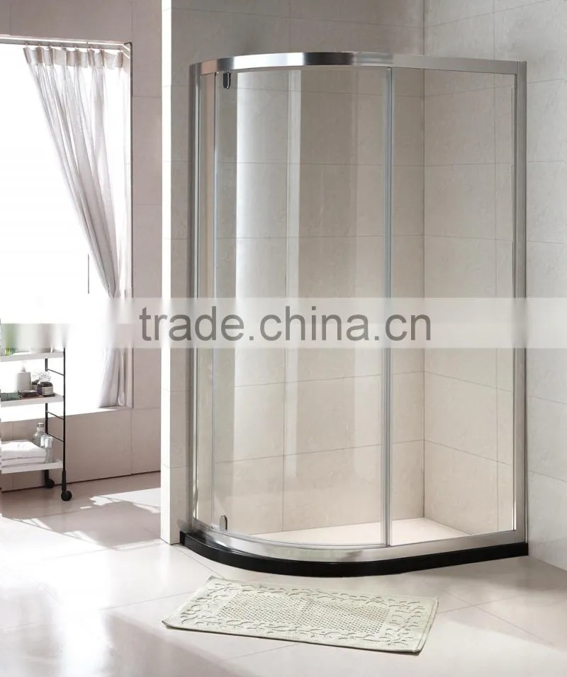 simple tempered glass shower enclosure profile in foshan C15