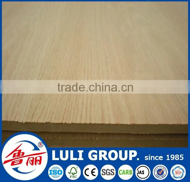 natural veneer coated MDF