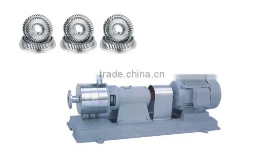 High shear homogenizer for fruit juice and yogurt