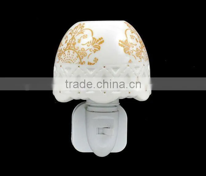 decal night lamp, with relief sculpture