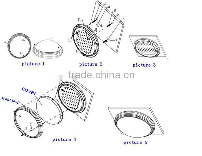 2015 Incremental innovation led ceiling light with motion sensor gradually chargeable sensor led ceiling panel lamp sensor led