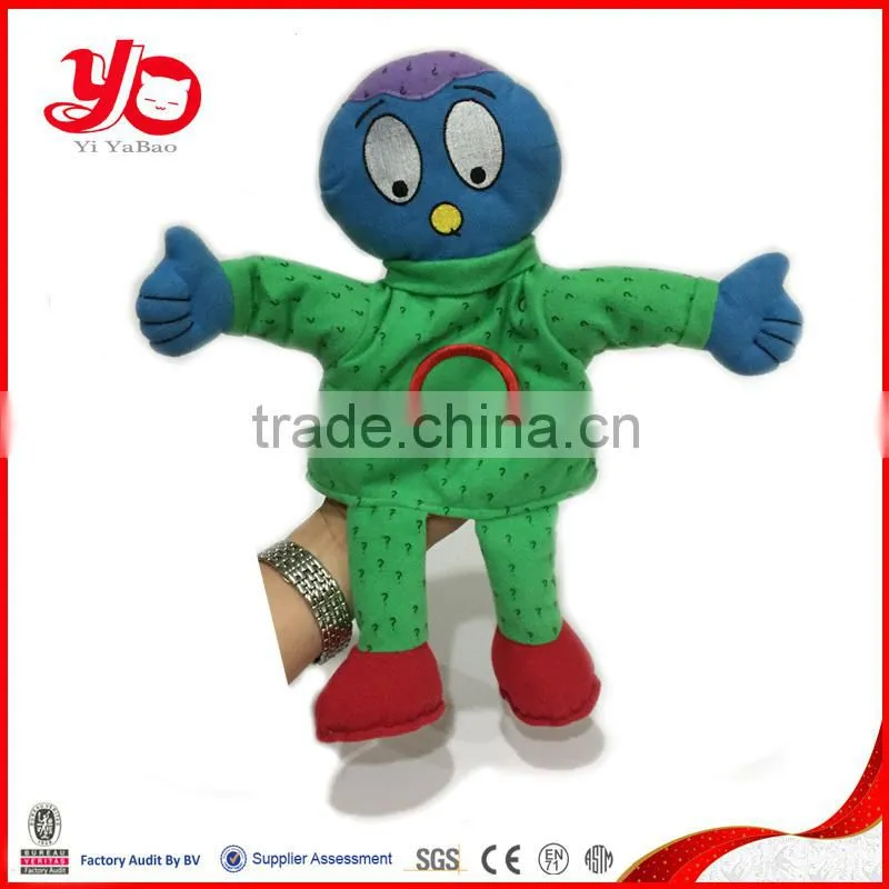 wholesale custom stuffed hand puppet toy plush hand puppet doll toy