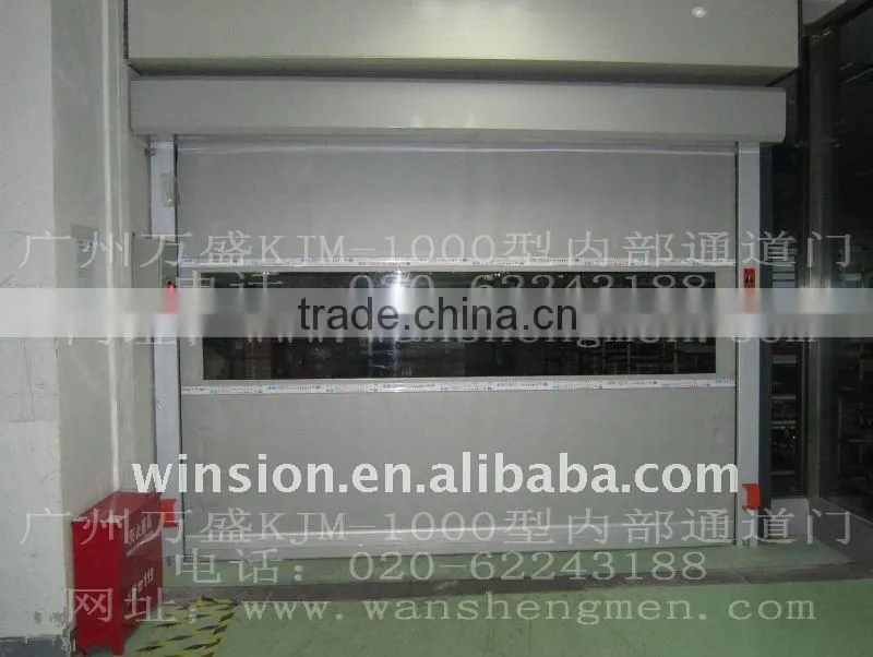high speed roller shutter door PVC door rolling shutter international type