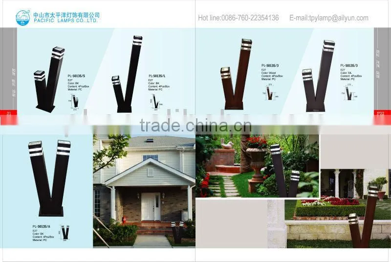 2013 Modern LED Garden Light/LED Lawn Light in Aluminium and PC with red/blue/yellow/green/white