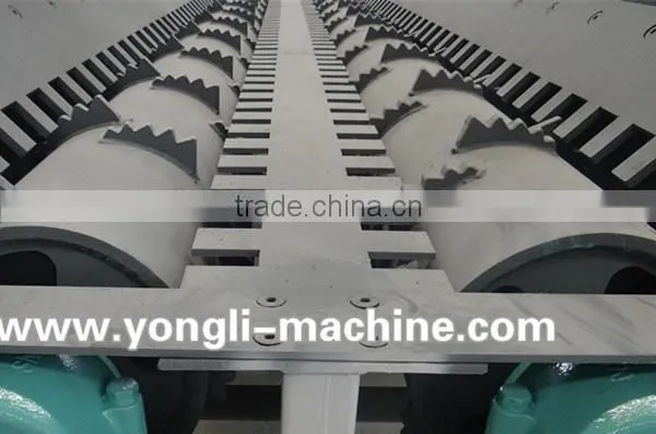 Single double roller automatic wood peeler machine