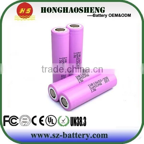 Authentic 30Q 3.7v Pink samsung inr18650-30Q battery 18650 35 amp battery samsung 25r 18650 akku imr 18650 2500mah battery