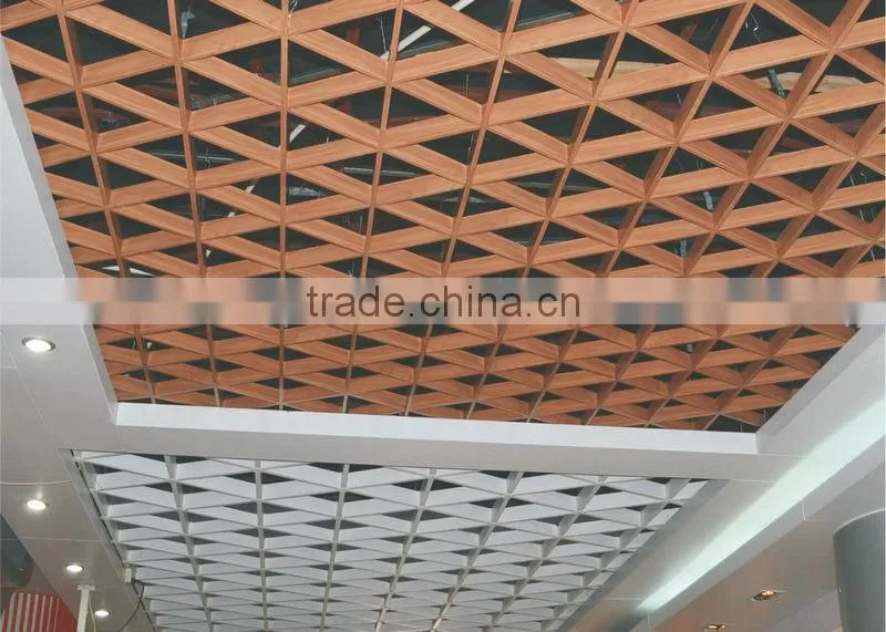 Water Proofing Aluminum Commercial Suspended Metal Grid Open Cell Ceiling