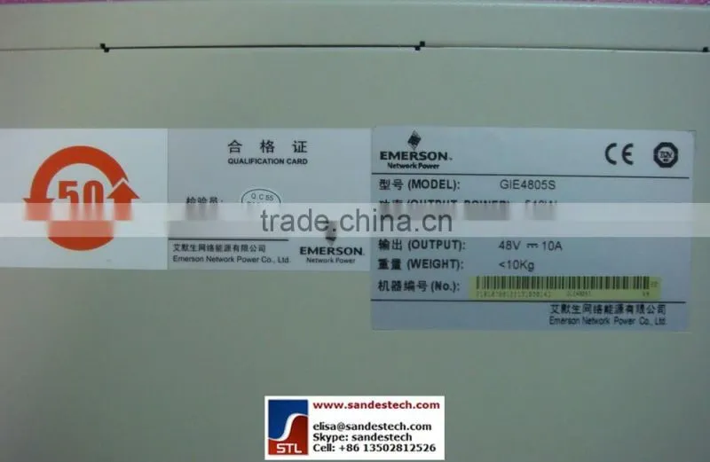 Emerson GIE4805S embedded power system 10A(540W) 1U DC power VAPEL HUAWEI EMERSON GIE4805S