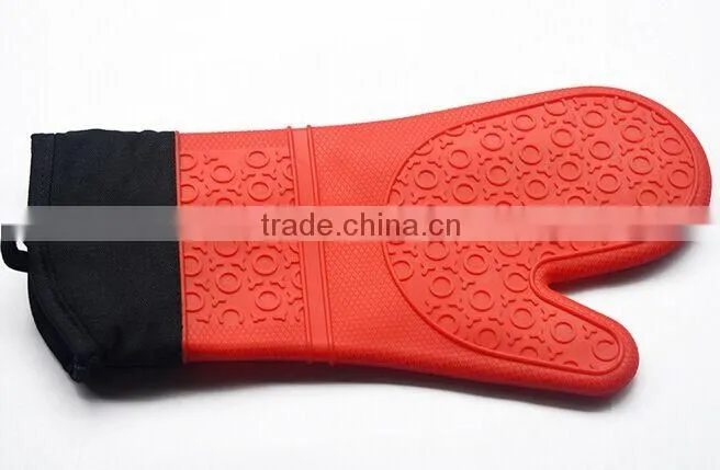 food grade silcone finger protector oven bbq grill mitt glove for Heat Resistant Grilling