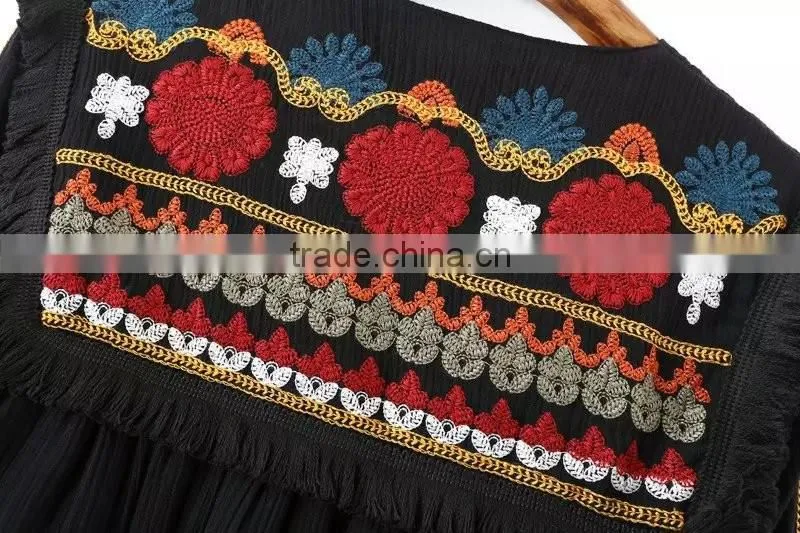 cheap china wholesale clothing embroidery tassel coat
