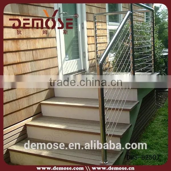 tension cable railing fence/stainless wire rope railing for balcony