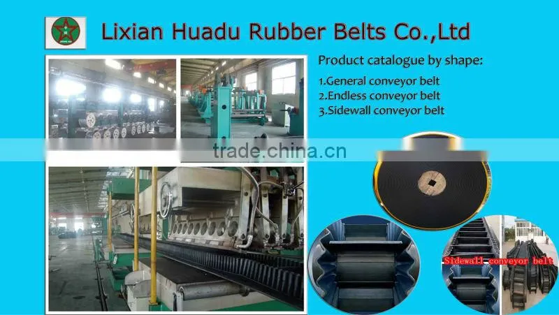 Endless flat conveyor belt