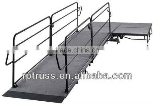Stage Euipment Factory aluminum stage with stair