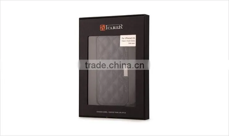 new leather folding wallet case for iphone 5