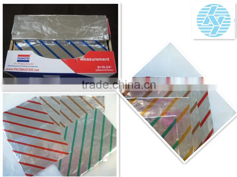 9mic-30mic aluminium pop up food packing foil in color box packing without anti -dumping to EU