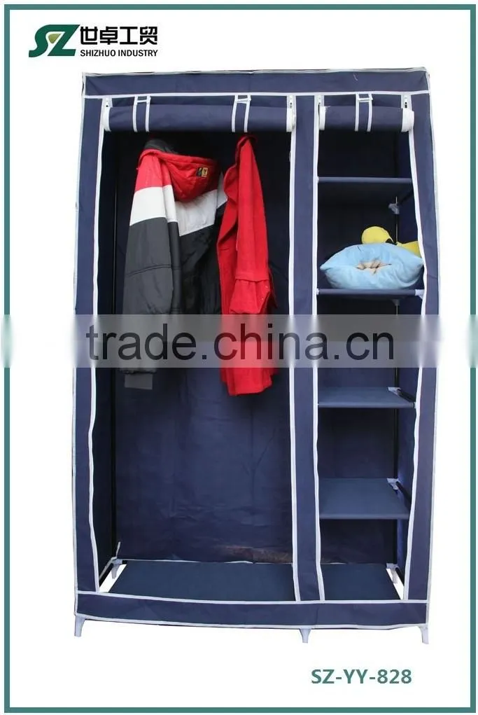 non-woven fabirc high quality bedroom wardrobe designs