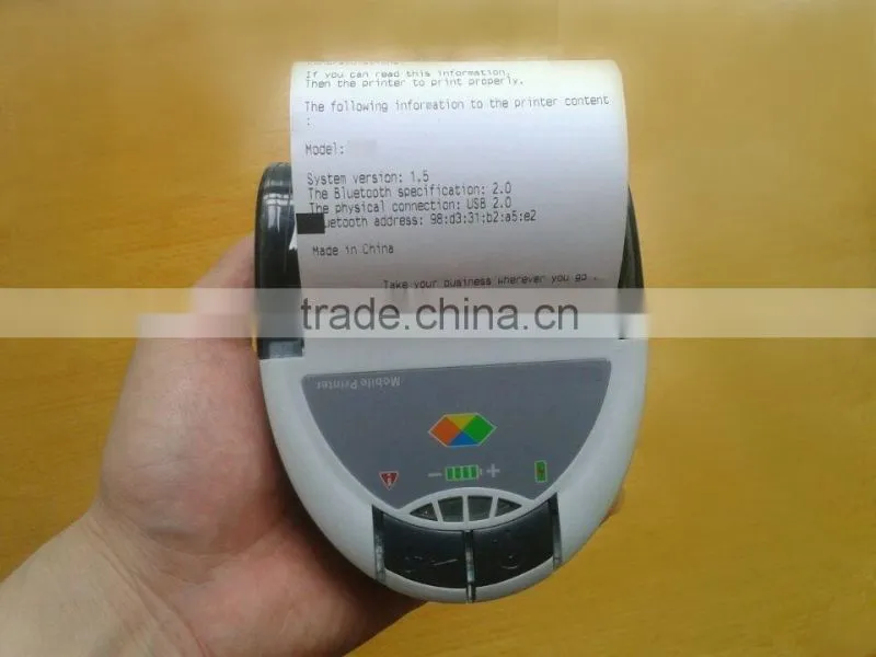 80mm portable bluetooth printer ,small Thermal Printer Android,cheapest factory price,