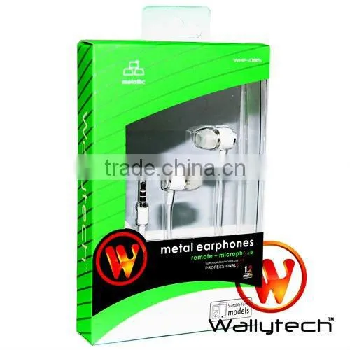 Wallytech wireless headphone for cell phone W/Mic WHF-085