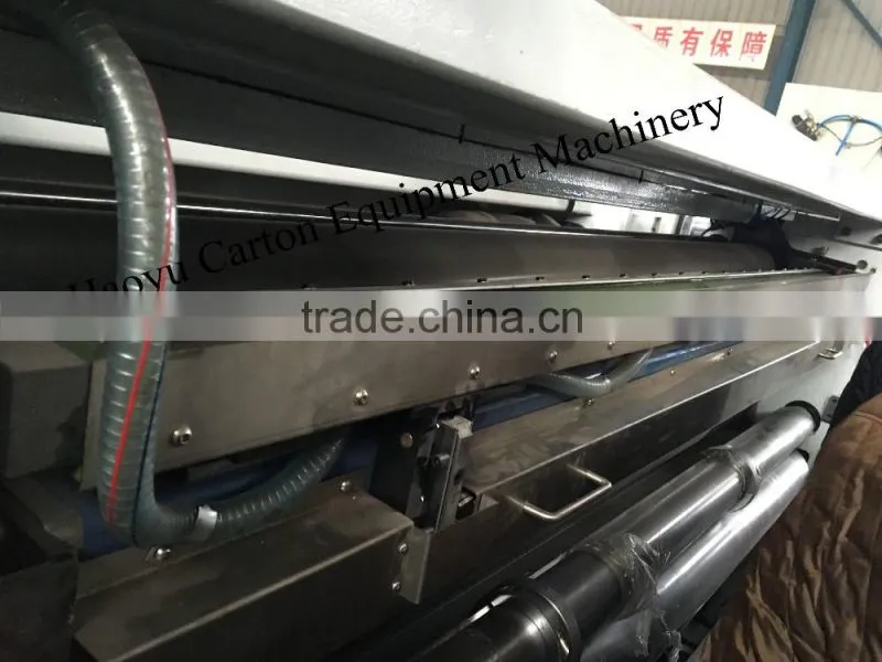 High speed automatic carton box flexo printer slotter die cutter machine