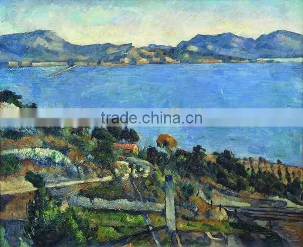 Decorative Wall Hanging Glass Landscape Oil Painting