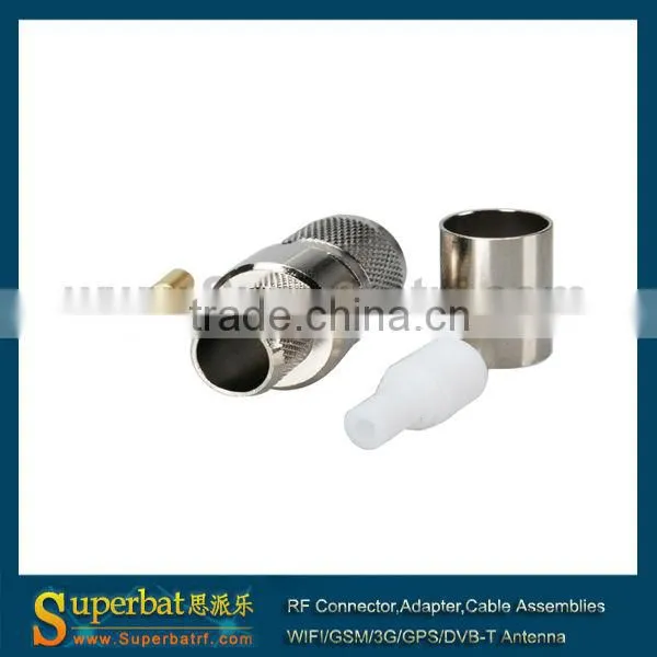 RP-TNC Crimp Plug(Female Pin) connector for LMR400