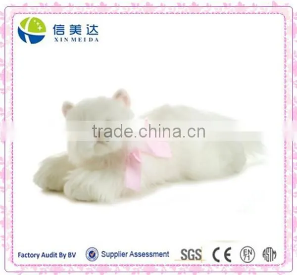 Plush Vivid White Cat soft stuffed toy