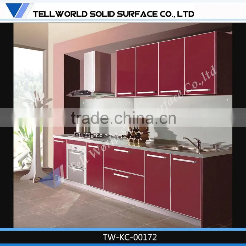 Artificial Marble Kitchen Cabinet/Kitchen Countertop/Kitchen Sink