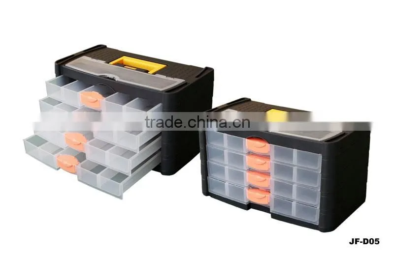 Plastic tool case with drawer