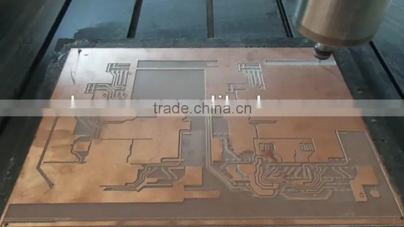 600*600mm Cheap PCB Prototype CNC Router Protel99&CopperCAM Software ZK-6060