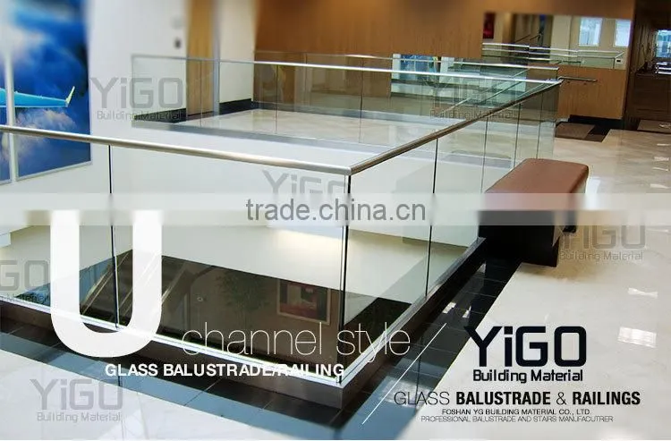 High Quality indoor glass railing systems