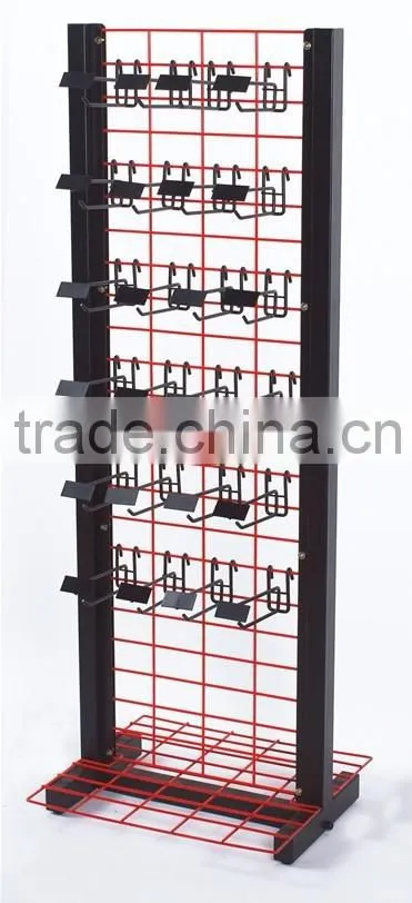 Retail Shop Floor Stand and Metal Hook Display Rack