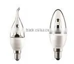 TIWIN 4W LED candle 2700K flameless white body with CE,RoHS&TUV certification