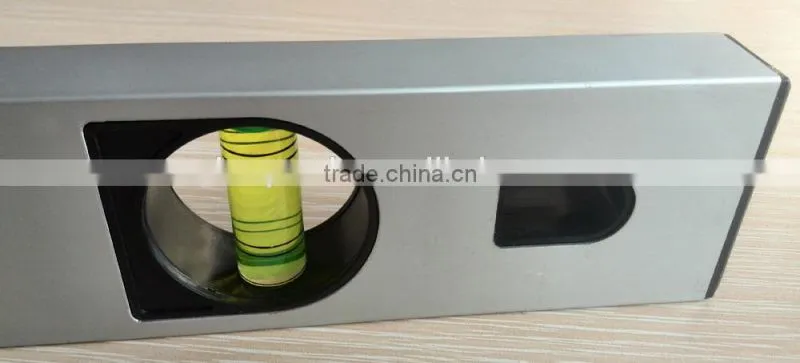 aluminum spirit level with magnetic strip
