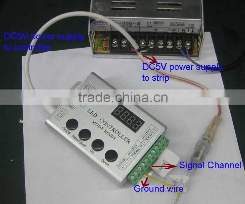 smd5050 rgb led strip with CE RoHS DC5V