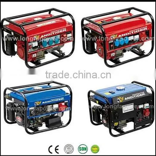High quality hot sale air-cooled Generator 220v Portable Generator,3Kw gasoline generator ohv