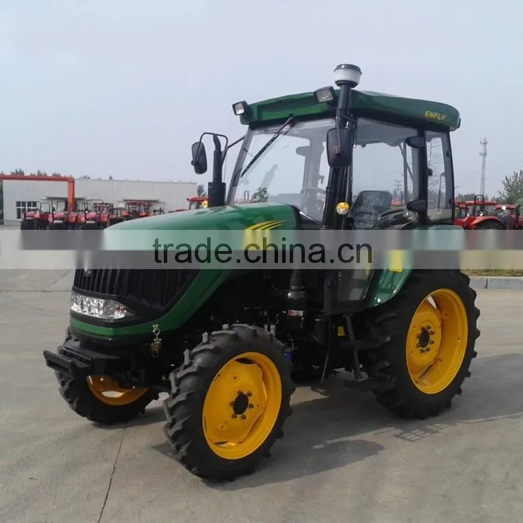 2016 hot selling DQ654 65HP 4WD Tractor Front end loader with 4in1 bucket
