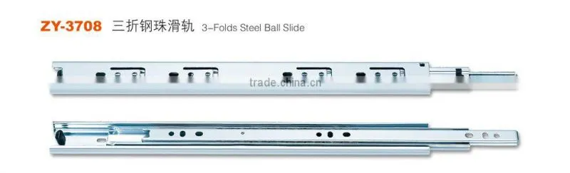 ZY:3-Fold 37MM Drawer Slide