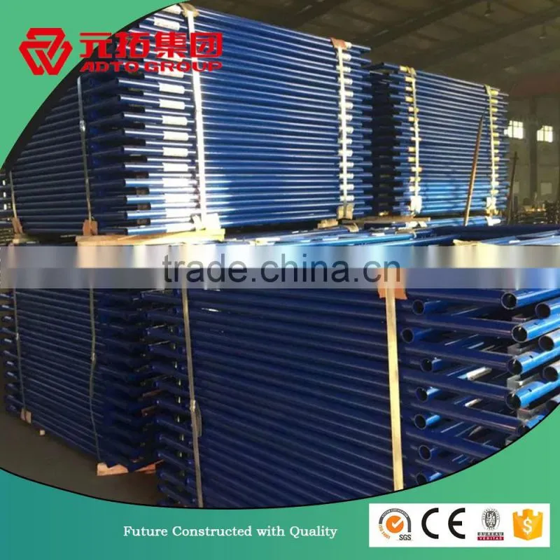 Tianjin Factory Supply S-style 2'x6'4'' 2'x5'' Narrow Frame Type Scaffolding Construction Materials SGS Test