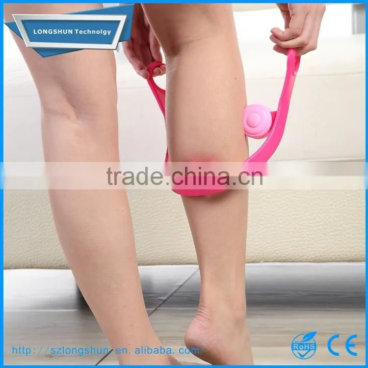 U-Shape Plastic body and leg roller massage, leg relax massager