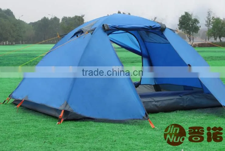 2 Person Double Layers Aluminum Pole Camping Tent