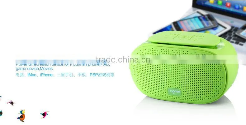Nogo B3500 Magic Bean Portable SD MP3 Multifunction Good Bass Small Bluetooth 4.0 Speakers