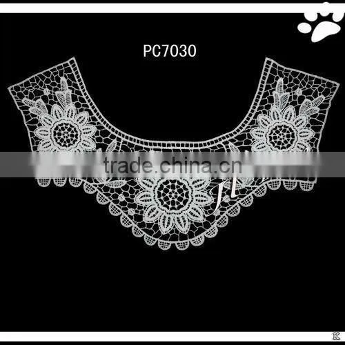 polyester pair collar lace for clothes(PC7023)