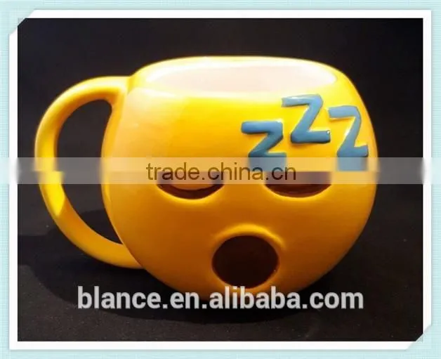 ceramic emoji coffee mug 3d emoji coffee cup