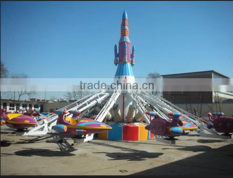 New Design Amusement Parks Kiddie Rides Aircraft Self Control Plane Rides